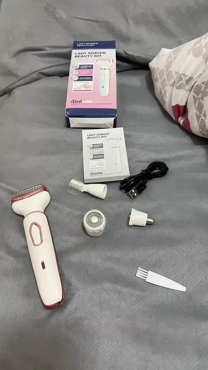 Foto enviada por Raquel M. com o depilador 4 em 1